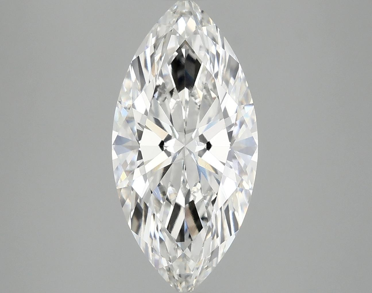 3.09 Carat Marquise Shaped Excellent Cut VVS2 IGI Certified Lab Grown Diamond