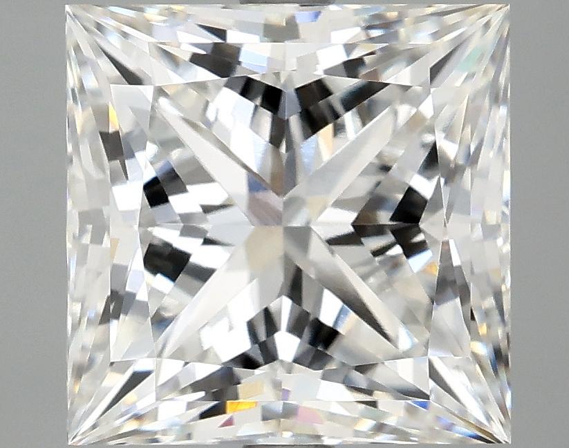 5.07 Carat Princess Shaped Ideal Cut VVS2 IGI Certified Lab Grown Diamond