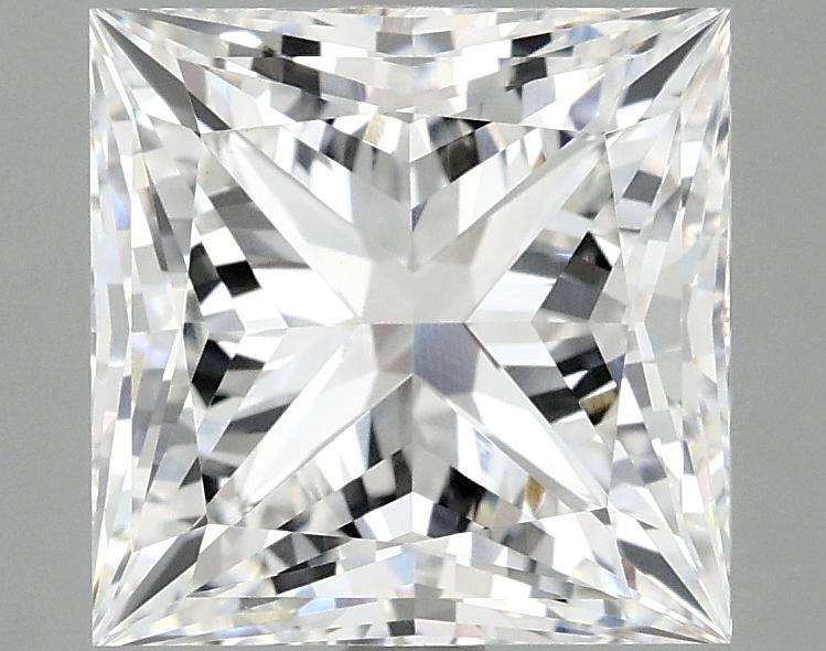 4.03 Carat Princess Shaped Ideal Cut VVS2 IGI Certified Lab Grown Diamond