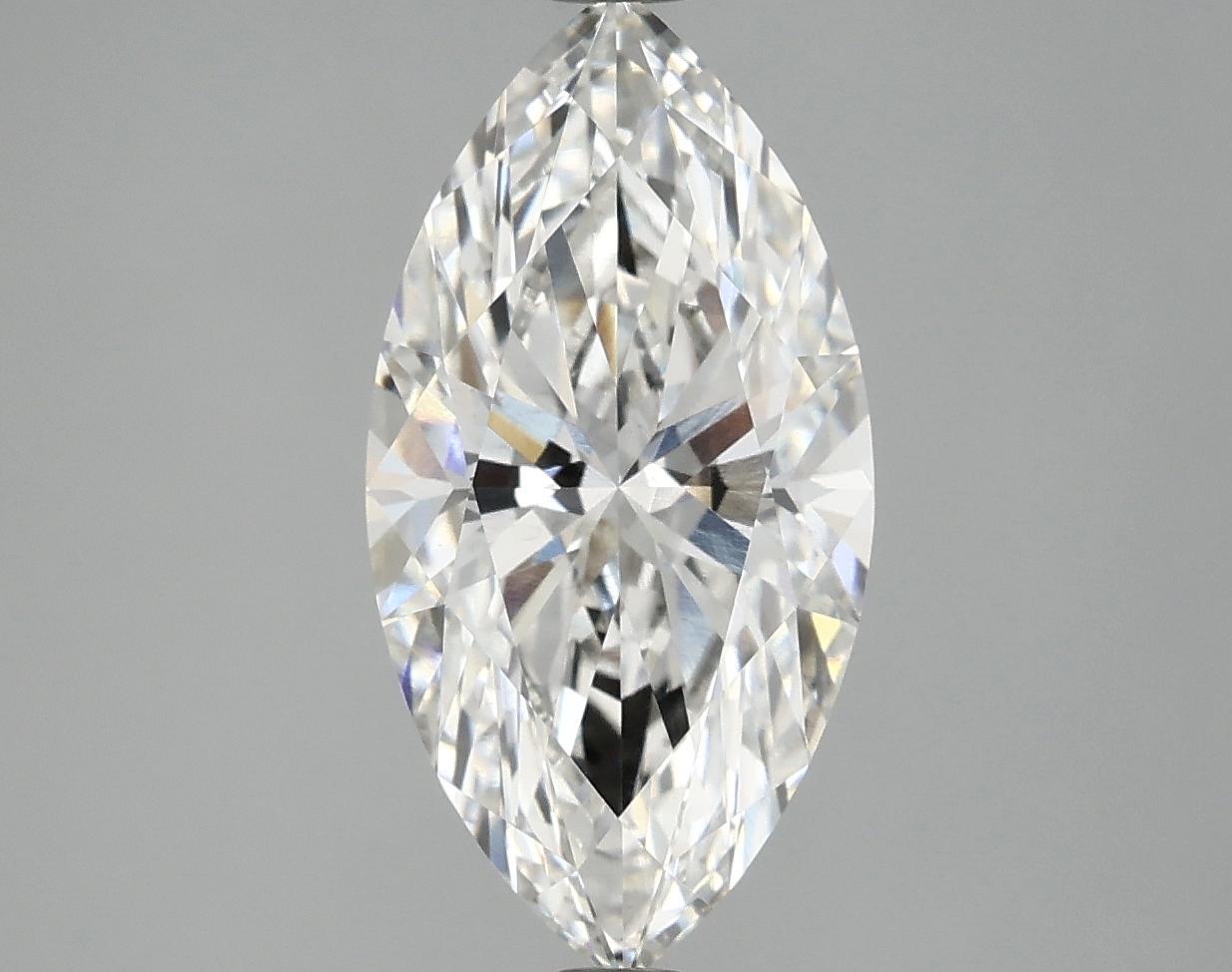3.06 Carat Marquise Shaped Ideal Cut VS2 IGI Certified Lab Grown Diamond