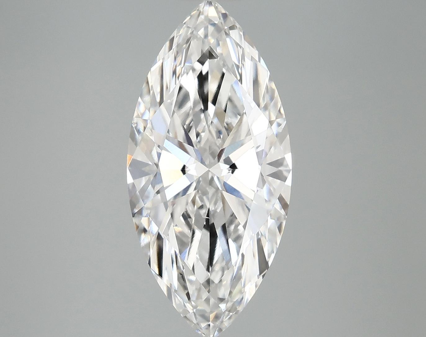 3.48 Carat Marquise Shaped Excellent Cut VS1 IGI Certified Lab Grown Diamond