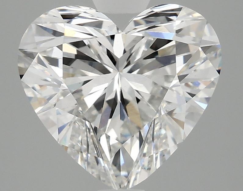 2.98 Carat Heart Shaped Ideal Cut VS1 IGI Certified Lab Grown Diamond