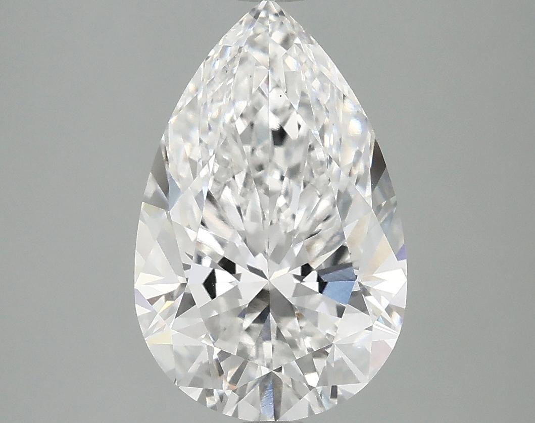3.09 Carat Pear Shaped Ideal Cut VS1 IGI Certified Lab Grown Diamond