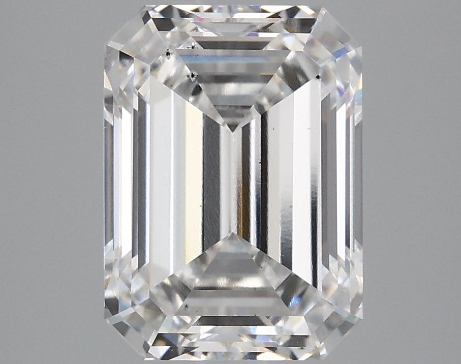 3.91 Carat Emerald Shaped Excellent Cut SI1 IGI Certified Lab Grown Diamond