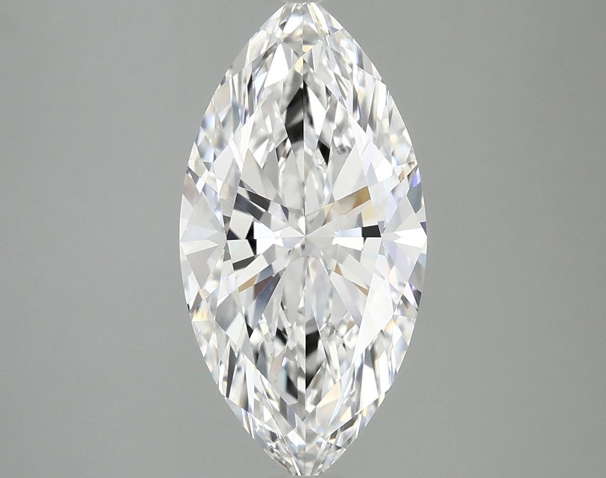 3.01 Carat Marquise Shaped Ideal Cut VVS2 IGI Certified Lab Grown Diamond
