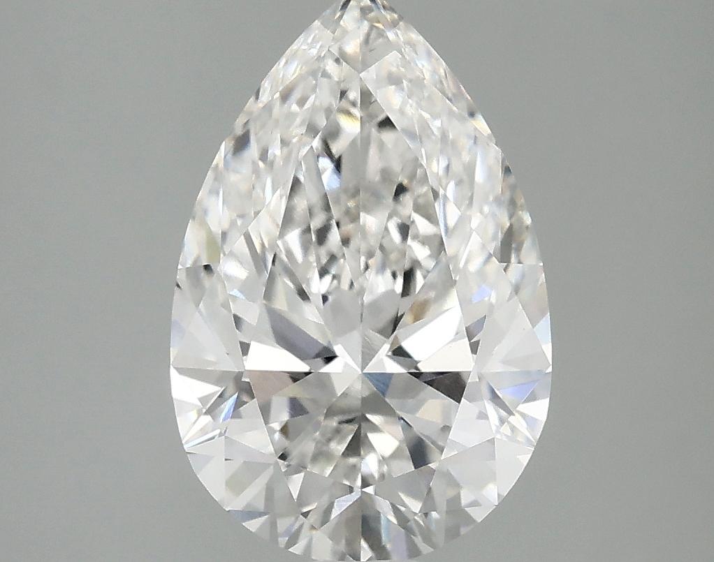 3.08 Carat Pear Shaped Excellent Cut VS1 IGI Certified Lab Grown Diamond
