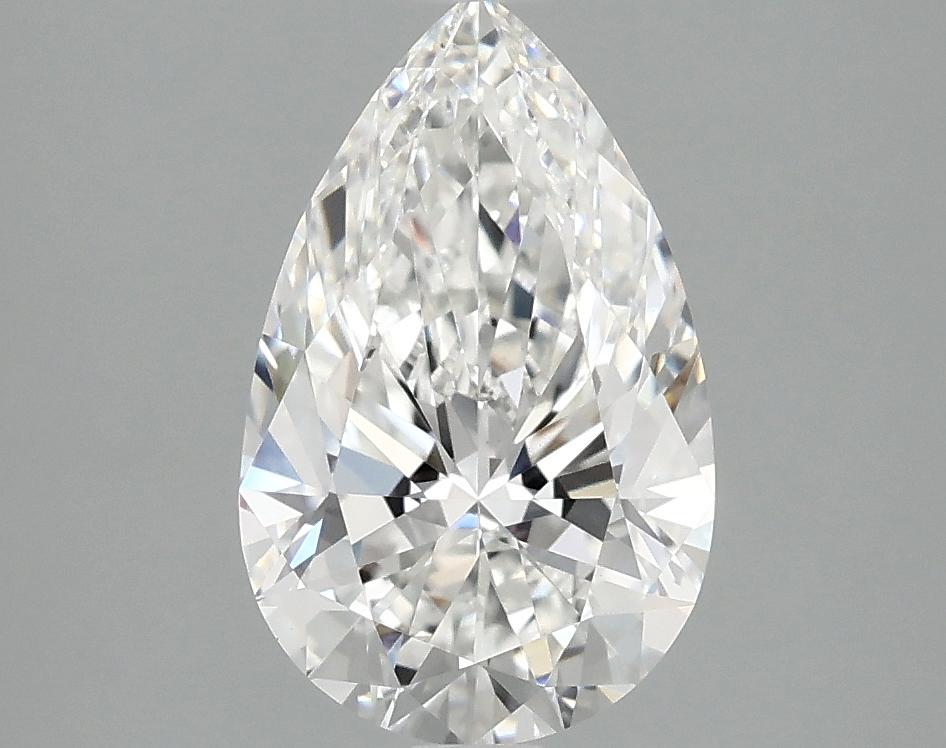 1.89 Carat Pear Shaped Ideal Cut VVS2 IGI Certified Lab Grown Diamond
