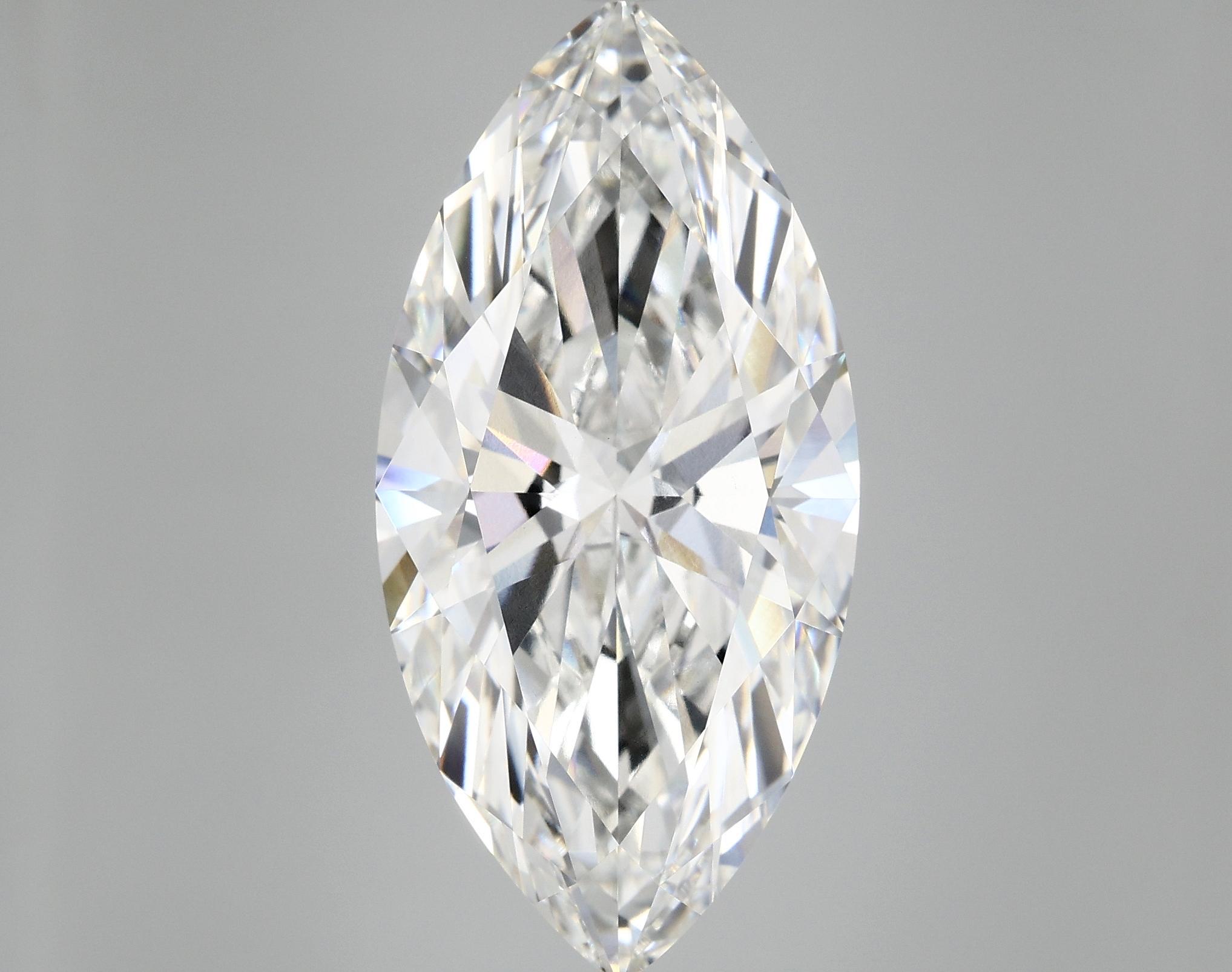 11.3 Carat Marquise Shaped Excellent Cut VVS2 IGI Certified Lab Grown Diamond