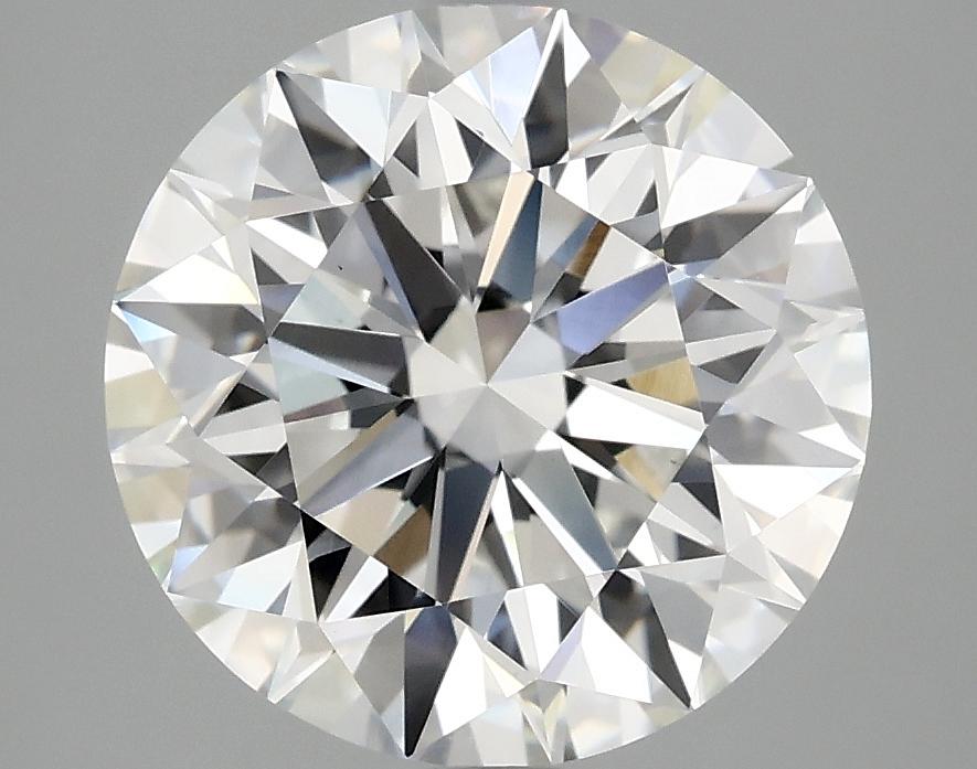 3.98 Carat Round Shaped Excellent Cut VVS2 IGI Certified Lab Grown Diamond