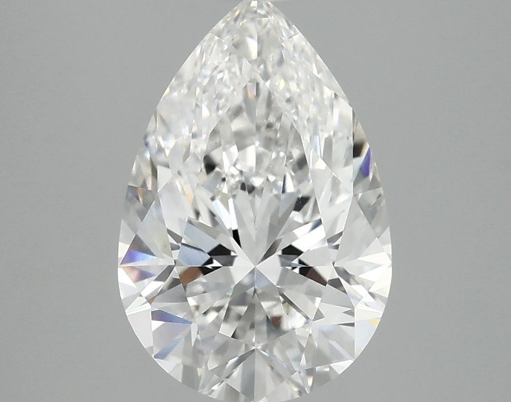 3.09 Carat Pear Shaped Excellent Cut VS1 IGI Certified Lab Grown Diamond