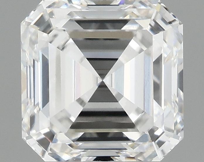 2.1 Carat Asscher Shaped Ideal Cut VVS2 IGI Certified Lab Grown Diamond