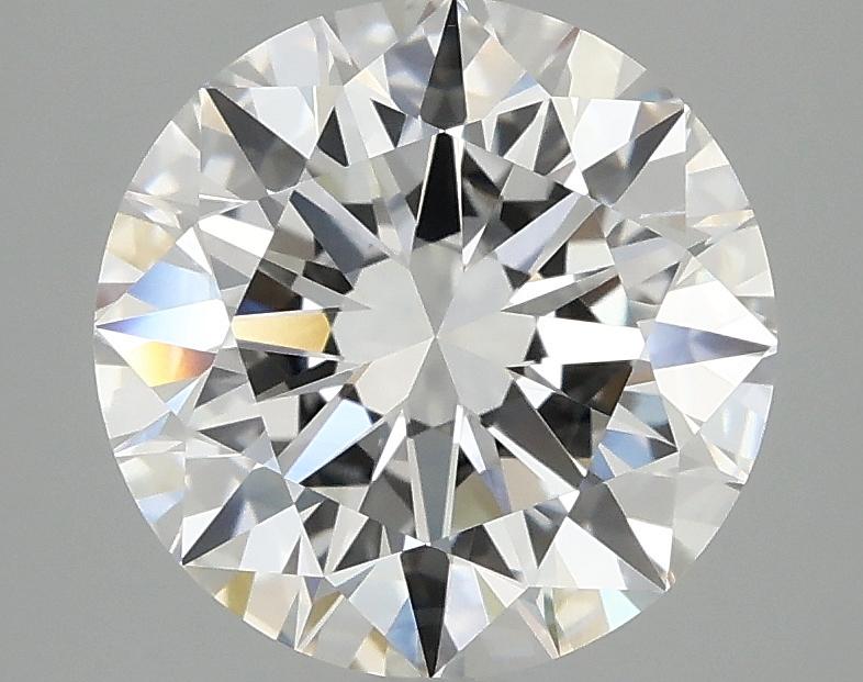 3.08 Carat Round Shaped Excellent Cut VVS2 IGI Certified Lab Grown Diamond