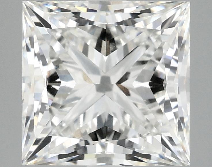4.07 Carat Princess Shaped Ideal Cut VVS2 IGI Certified Lab Grown Diamond