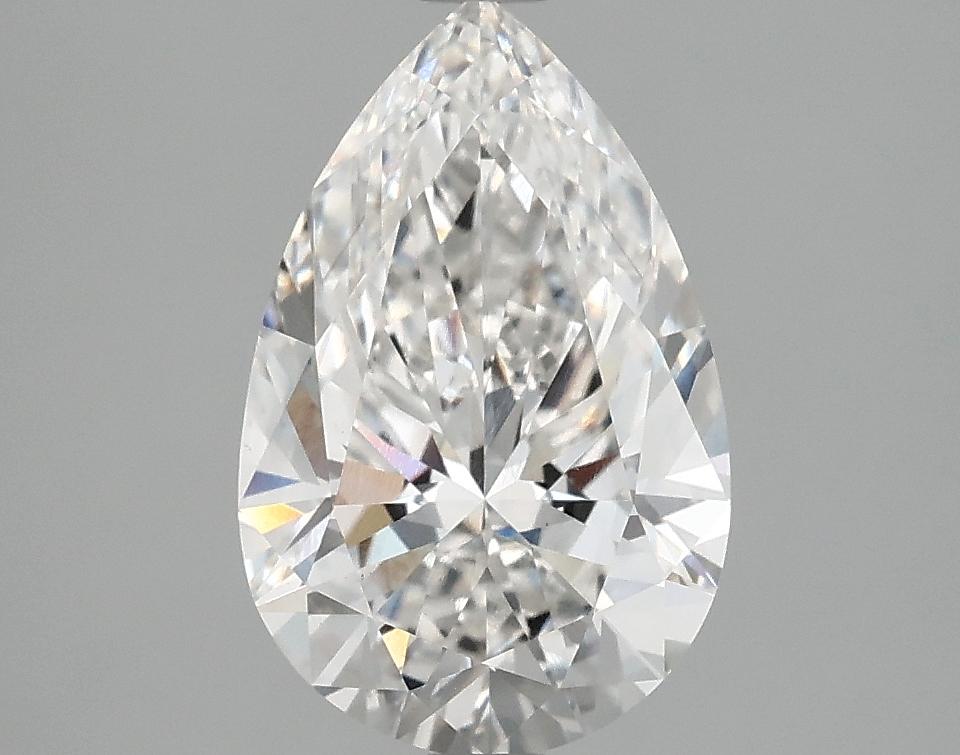2.5 Carat Pear Shaped Ideal Cut VS1 IGI Certified Lab Grown Diamond