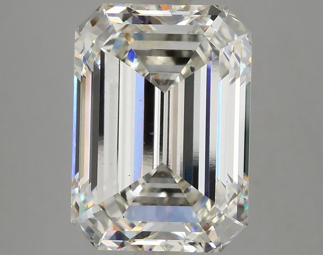 5.88 Carat Emerald Shaped Excellent Cut VS1 IGI Certified Lab Grown Diamond