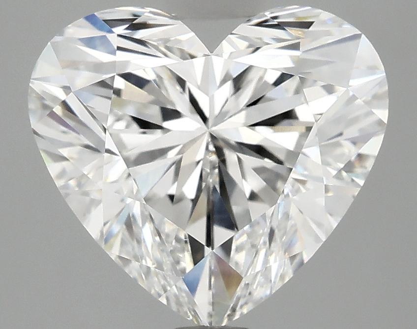 4.07 Carat Heart Shaped Ideal Cut VVS2 IGI Certified Lab Grown Diamond