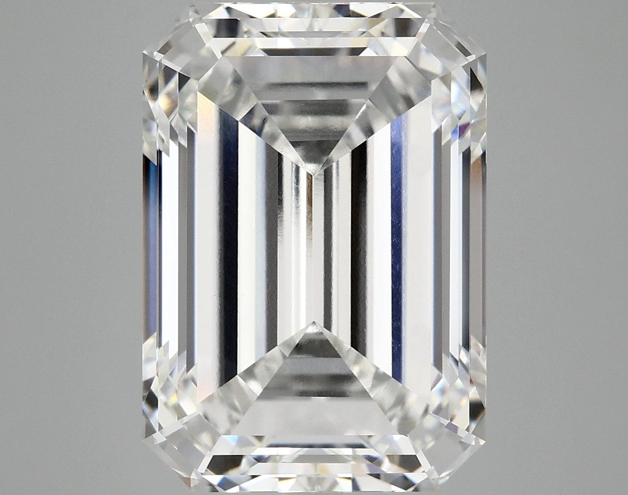 10.41 Carat Emerald Shaped Ideal Cut VVS2 IGI Certified Lab Grown Diamond