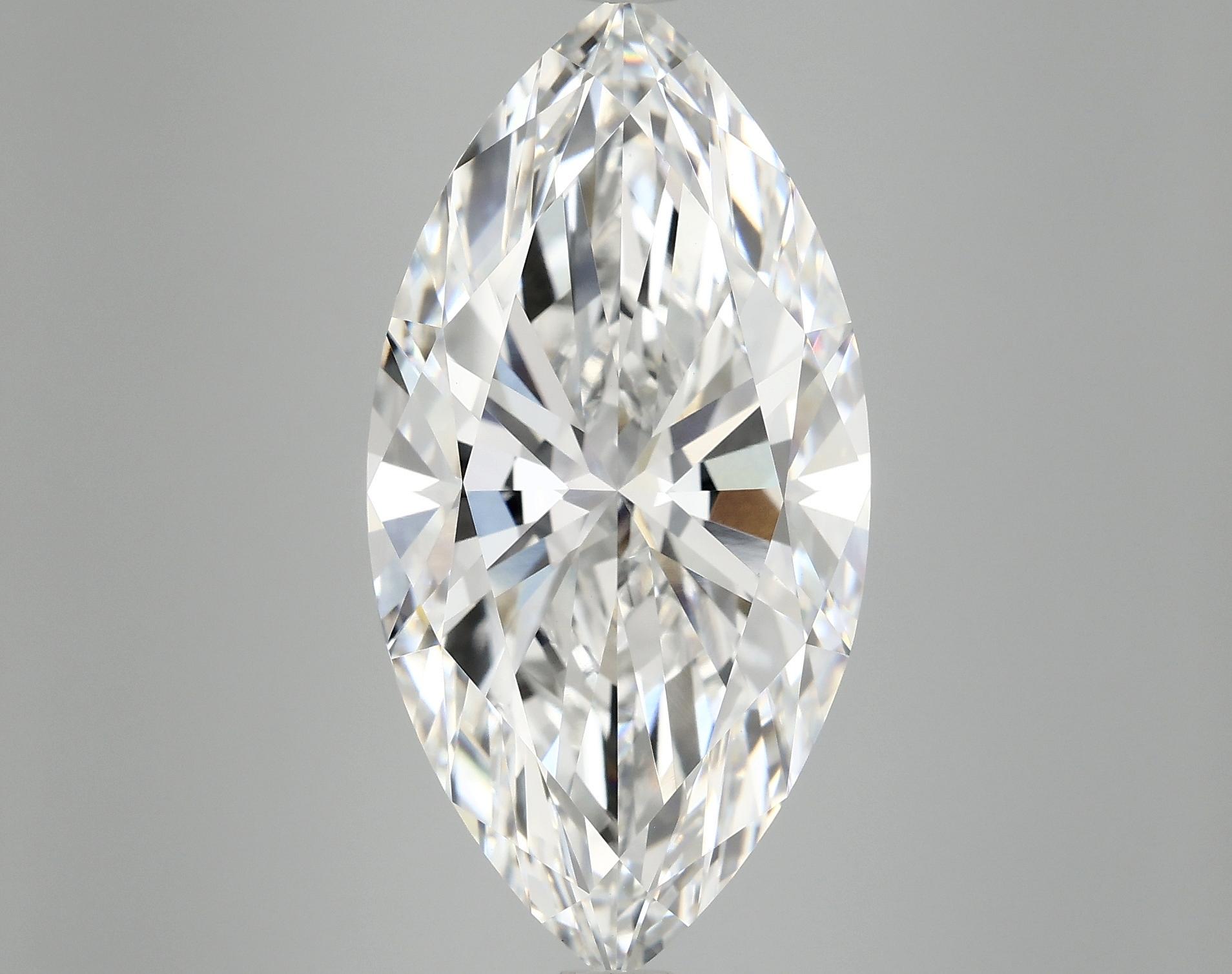 10.9 Carat Marquise Shaped Ideal Cut VVS2 IGI Certified Lab Grown Diamond