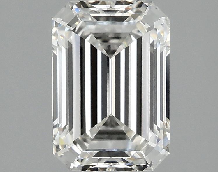 2.05 Carat Emerald Shaped Ideal Cut VVS2 IGI Certified Lab Grown Diamond