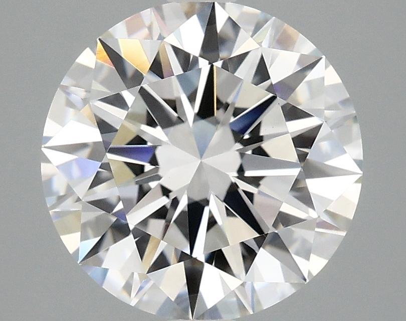 3.08 Carat Round Shaped Ideal Cut VVS2 IGI Certified Lab Grown Diamond