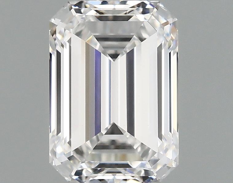 1.08 Carat Emerald Shaped Ideal Cut VVS2 IGI Certified Lab Grown Diamond