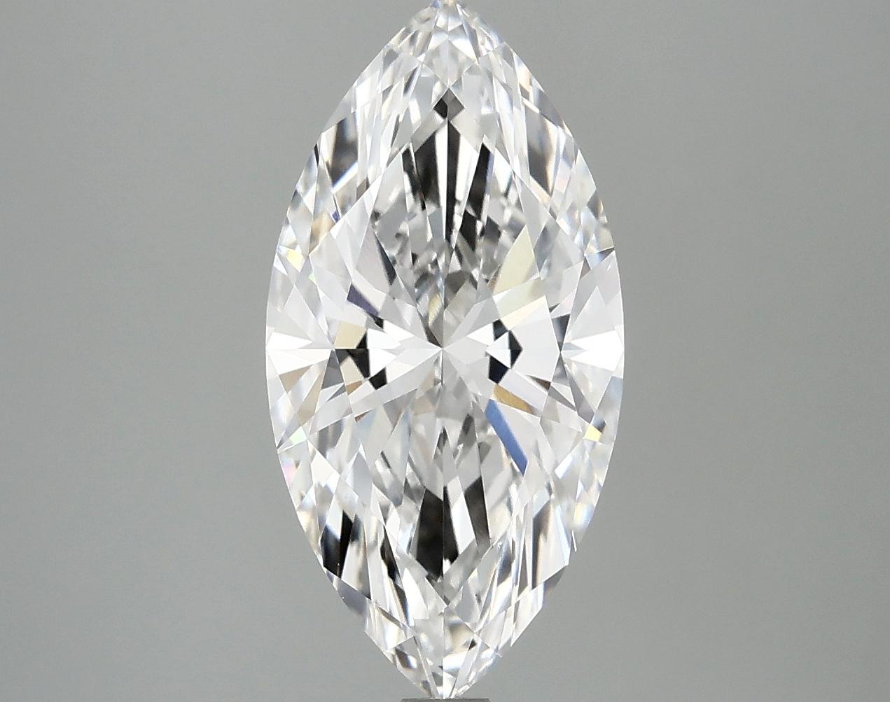2.99 Carat Marquise Shaped Ideal Cut VVS2 IGI Certified Lab Grown Diamond
