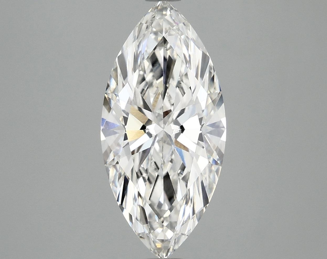 2.58 Carat Marquise Shaped Excellent Cut VVS2 IGI Certified Lab Grown Diamond