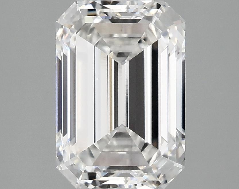 2.87 Carat Emerald Shaped Ideal Cut VS1 IGI Certified Lab Grown Diamond