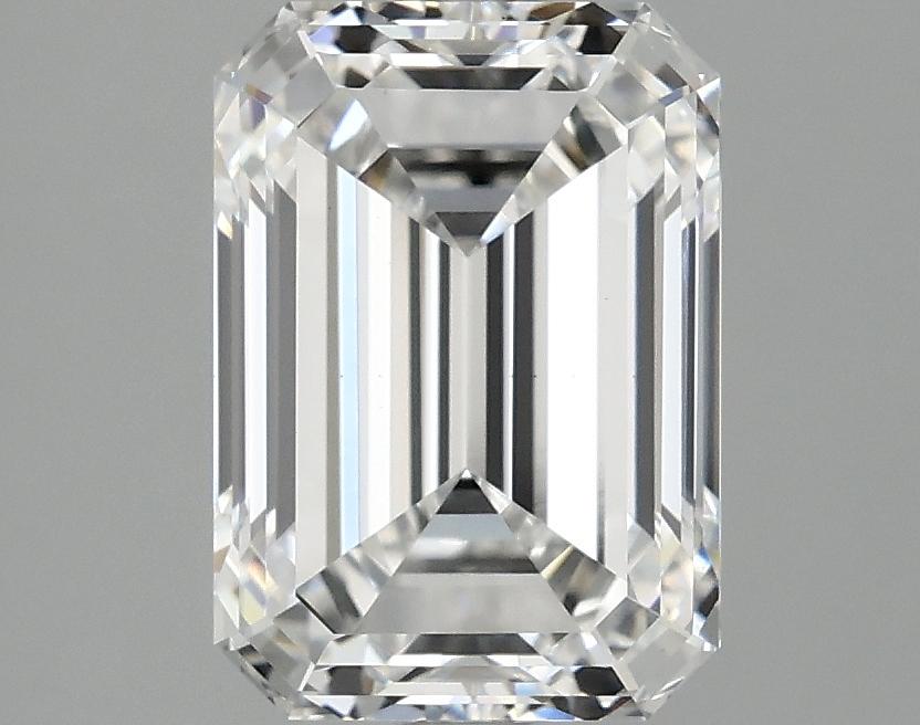 3.03 Carat Emerald Shaped Ideal Cut VVS2 IGI Certified Lab Grown Diamond