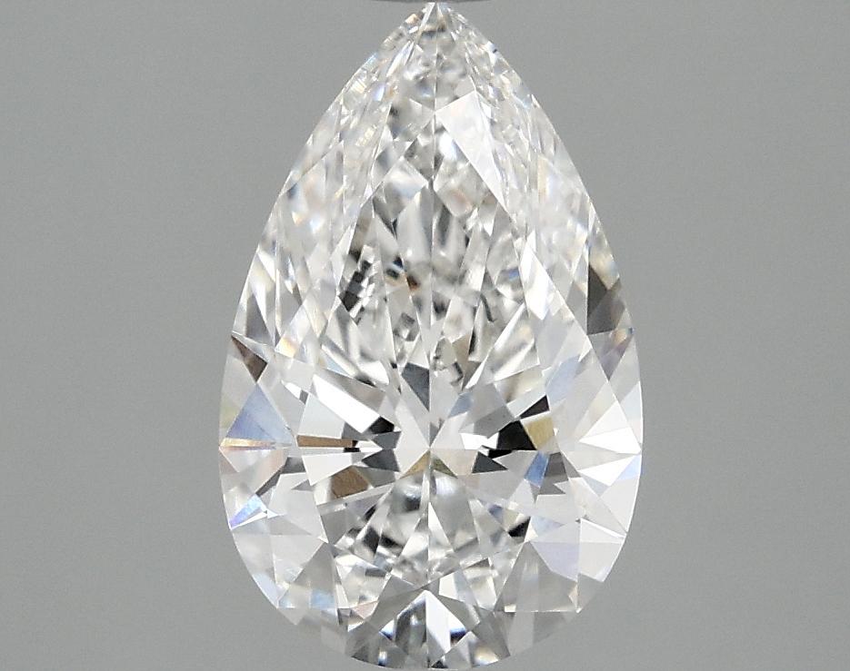 1.89 Carat Pear Shaped Ideal Cut VVS2 IGI Certified Lab Grown Diamond
