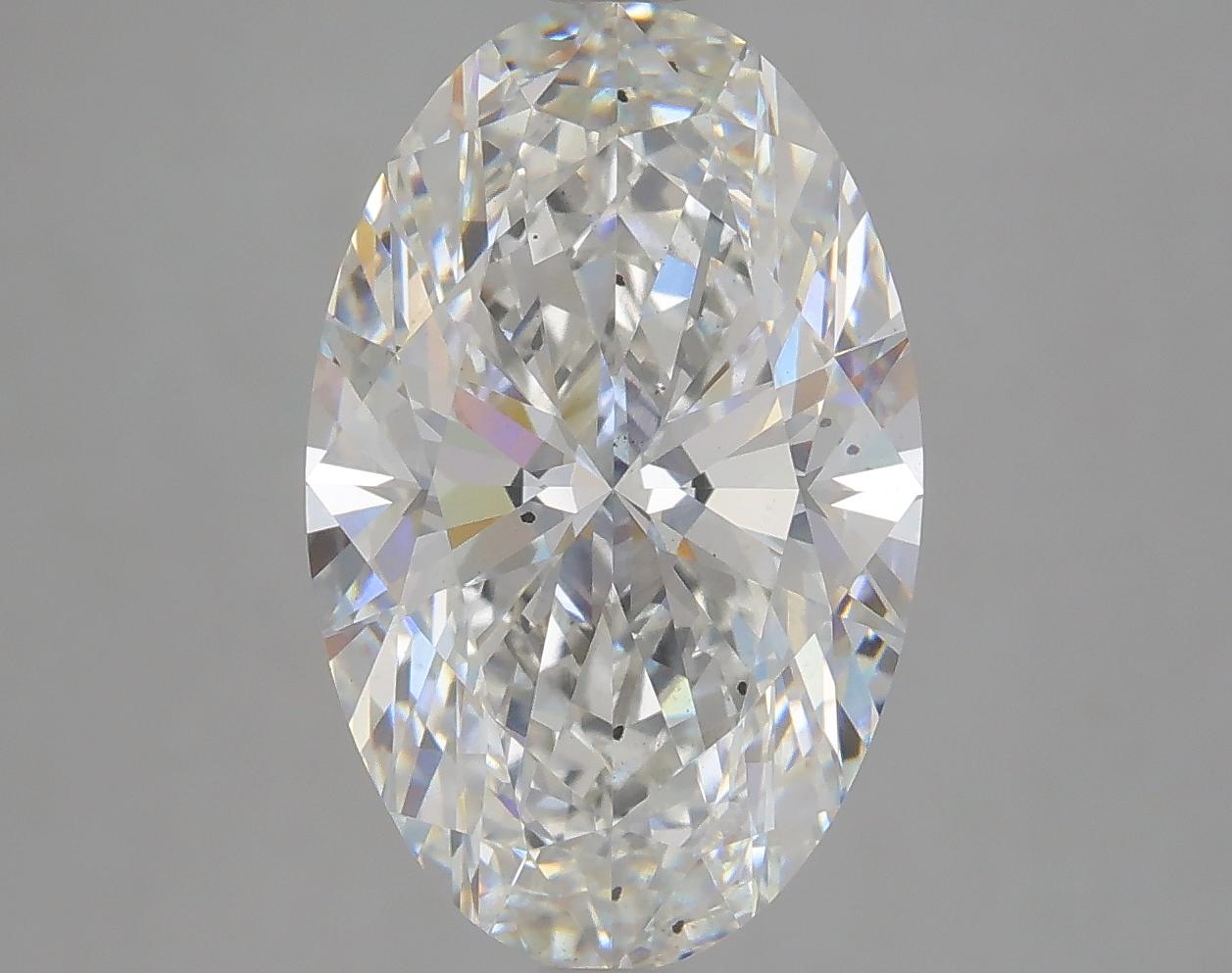 5.06 Carat Oval Shaped Excellent Cut SI1 IGI Certified Lab Grown Diamond