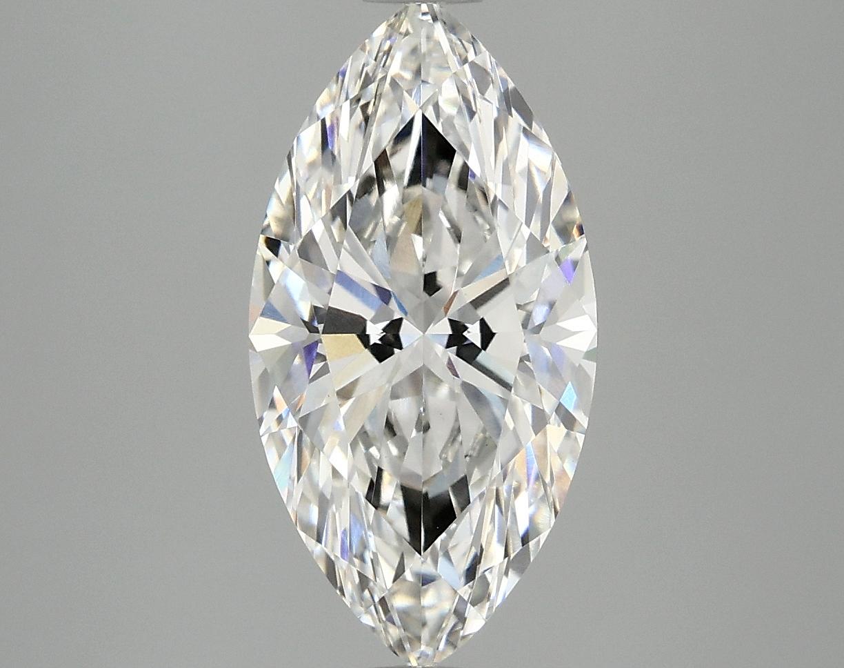 3.09 Carat Marquise Shaped Ideal Cut VVS2 IGI Certified Lab Grown Diamond