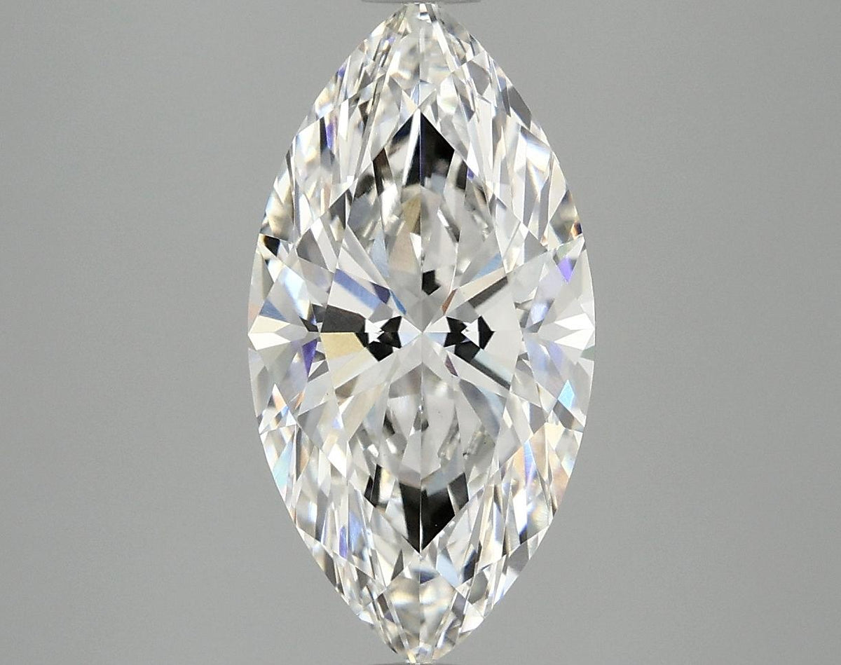 3.09 Carat Marquise Shaped Ideal Cut VVS2 IGI Certified Lab Grown Diamond