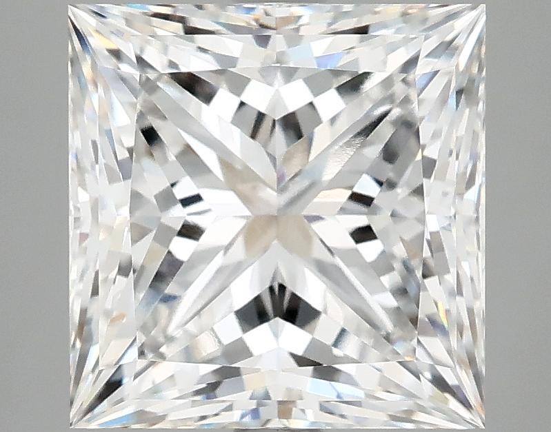 5.09 Carat Princess Shaped Ideal Cut VVS2 IGI Certified Lab Grown Diamond
