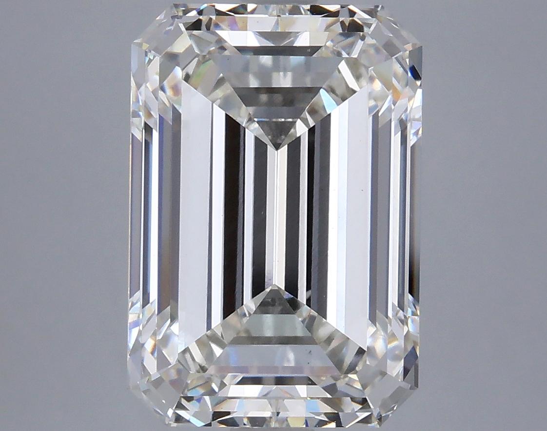 6.58 Carat Emerald Shaped Ideal Cut VS1 IGI Certified Lab Grown Diamond