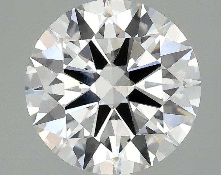 2.07 Carat Round Shaped Ideal Cut VVS2 IGI Certified Lab Grown Diamond
