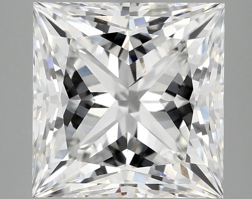 5.07 Carat Princess Shaped Ideal Cut VVS2 IGI Certified Lab Grown Diamond