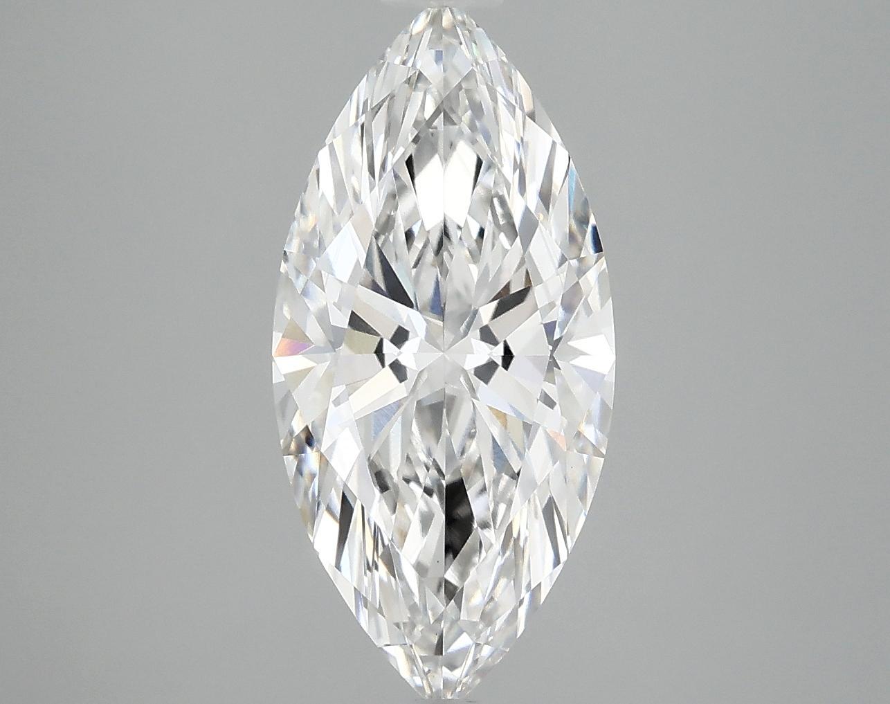 2.87 Carat Marquise Shaped Excellent Cut VS1 IGI Certified Lab Grown Diamond