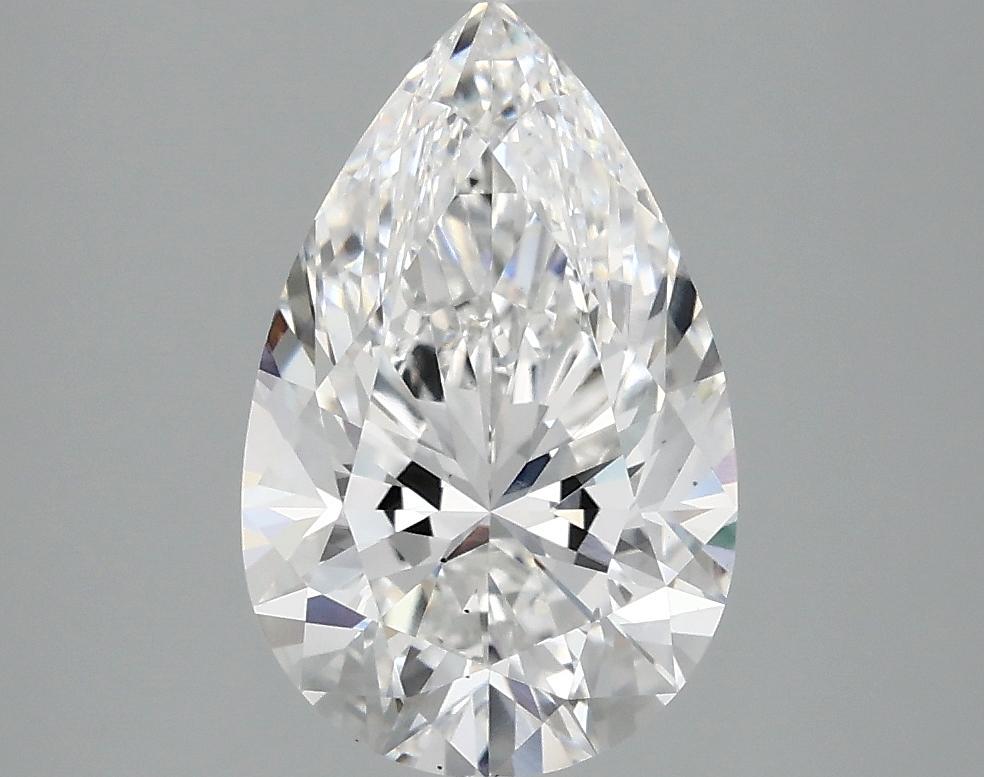 2.5 Carat Pear Shaped Ideal Cut VS1 IGI Certified Lab Grown Diamond