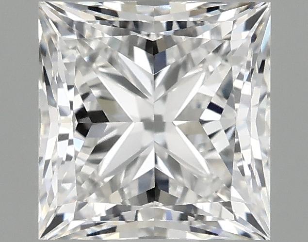 0.97 Carat Princess Shaped Ideal Cut VVS2 IGI Certified Lab Grown Diamond