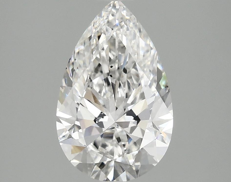 2.05 Carat Pear Shaped Ideal Cut SI1 IGI Certified Lab Grown Diamond