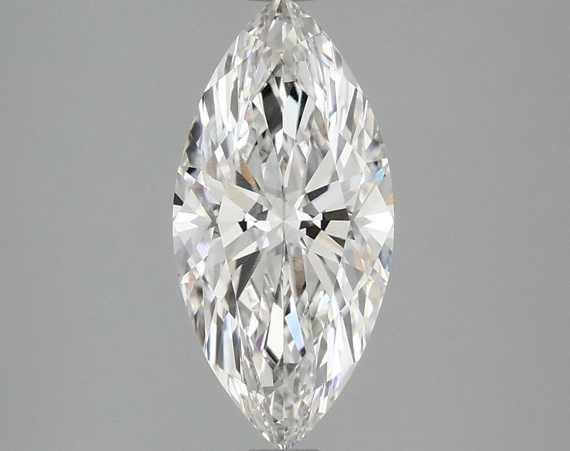 2.05 Carat Marquise Shaped Excellent Cut VVS2 IGI Certified Lab Grown Diamond