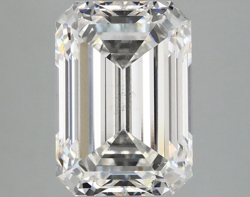 3.01 Carat Emerald Shaped Ideal Cut SI1 IGI Certified Lab Grown Diamond