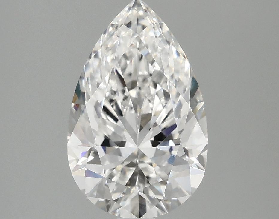 2.03 Carat Pear Shaped Ideal Cut VVS2 IGI Certified Lab Grown Diamond
