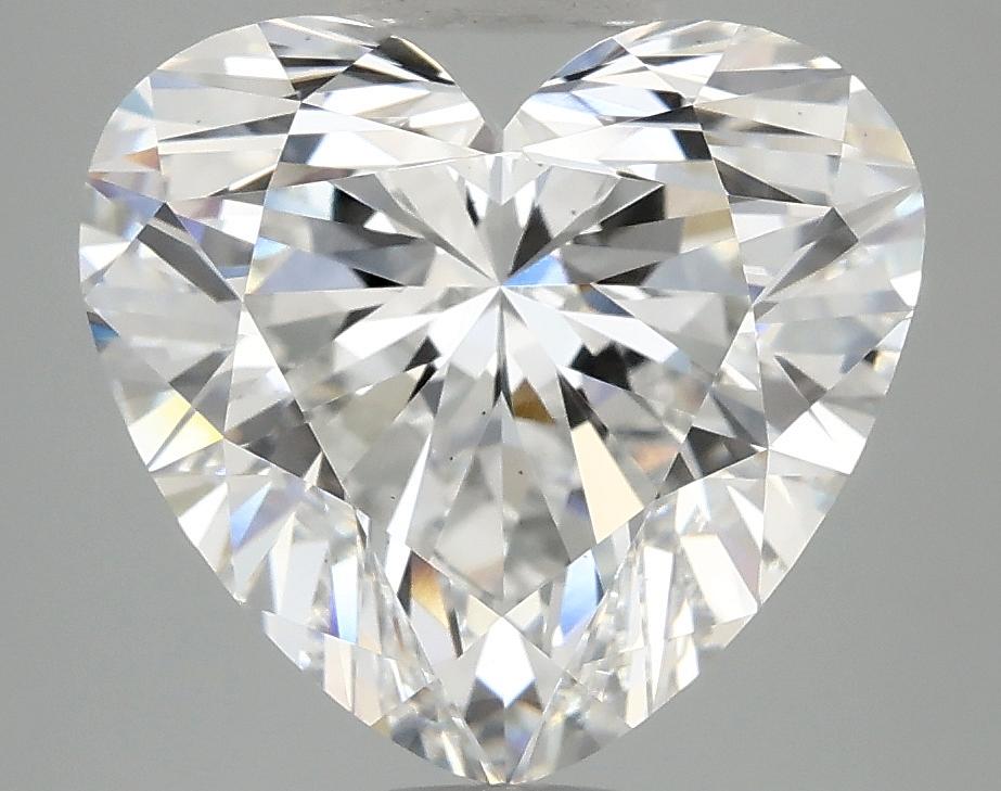 5.09 Carat Heart Shaped Ideal Cut VS2 IGI Certified Lab Grown Diamond