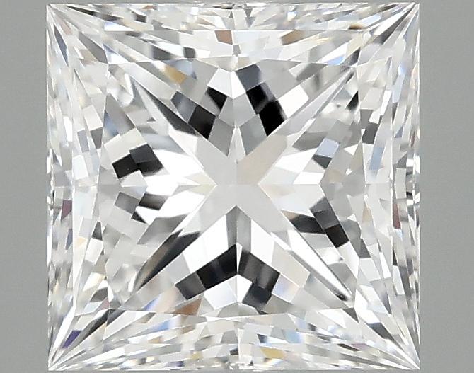 2.05 Carat Princess Shaped Ideal Cut VVS2 IGI Certified Lab Grown Diamond