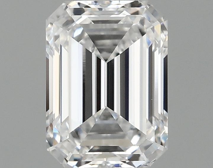 0.97 Carat Emerald Shaped Excellent Cut VVS2 IGI Certified Lab Grown Diamond