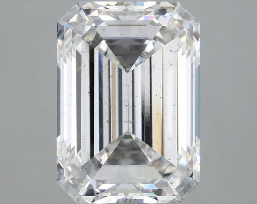 3.03 Carat Emerald Shaped Ideal Cut SI1 IGI Certified Lab Grown Diamond