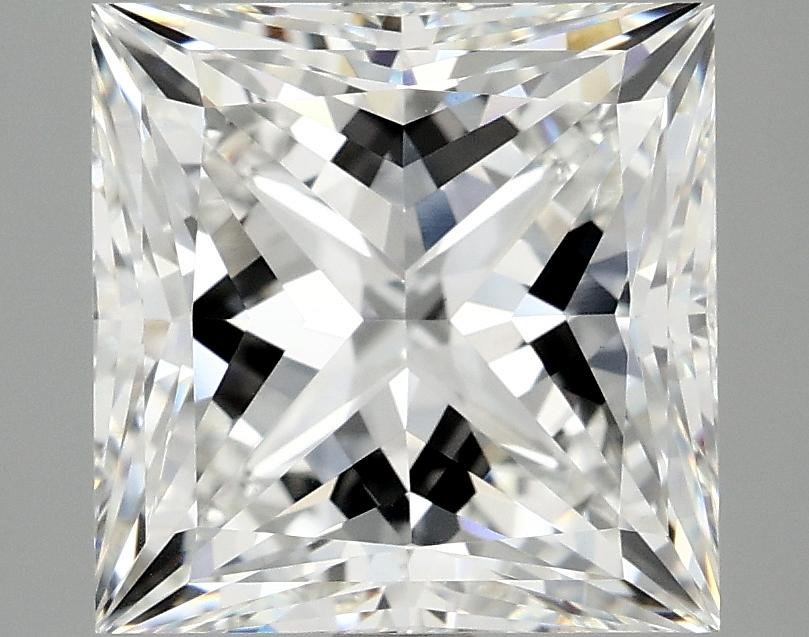 4.84 Carat Princess Shaped Ideal Cut VVS2 IGI Certified Lab Grown Diamond