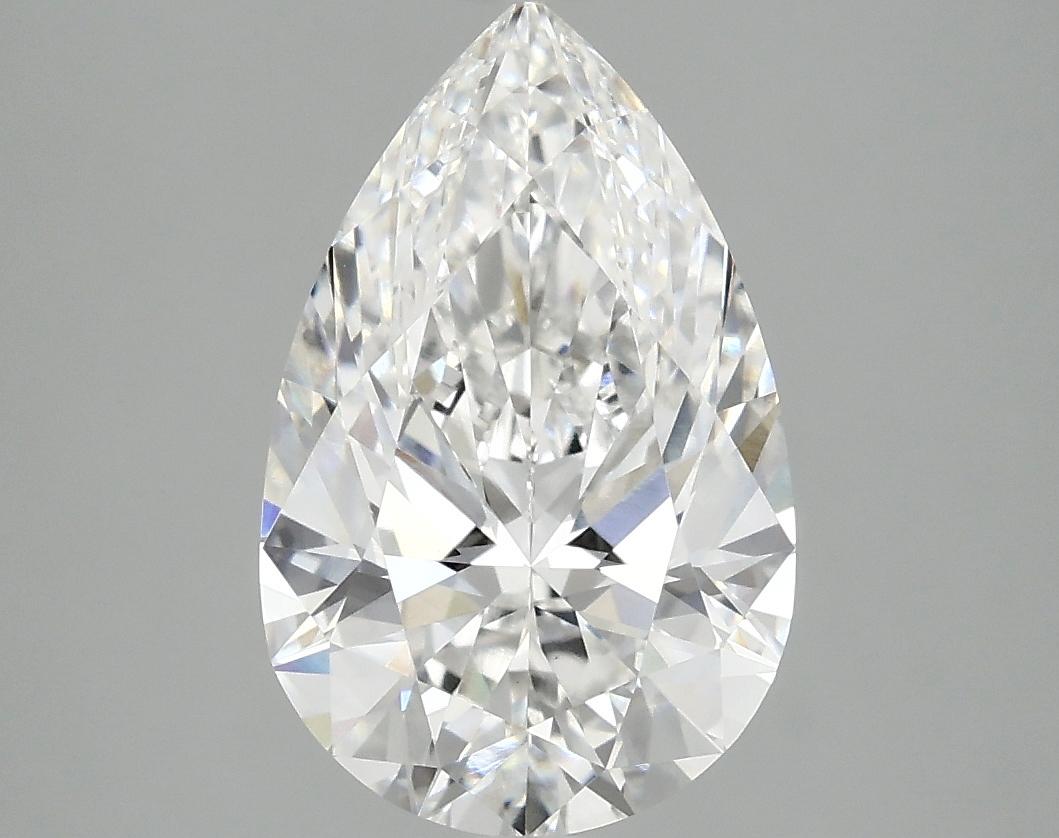 3.05 Carat Pear Shaped Ideal Cut VVS2 IGI Certified Lab Grown Diamond
